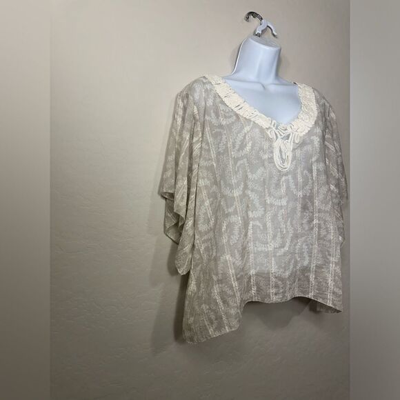 ANTHROPOLOGIE HD in Paris  Solstice Breeze Tunic Top 6 - Picture 3 of 8